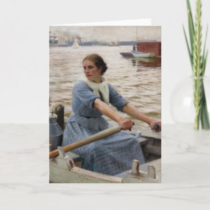 Albert Edelfelt - La Laitiere Karte