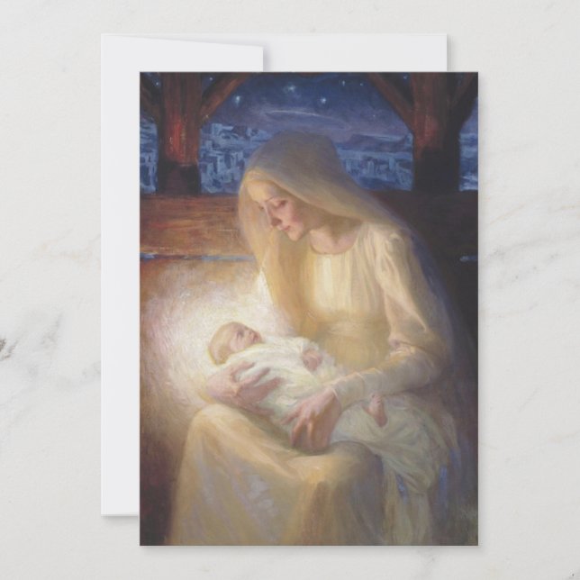 Albert Edelfelt - Madonna Einladung (Vorderseite)