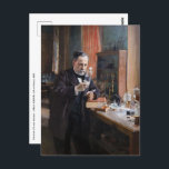 Albert Edelfelt - Portrait von Louis Pasteur Postkarte<br><div class="desc">Portrait von Louis Pasteur - Albert Edelfelt,  Oil on Leinwand,  1885</div>