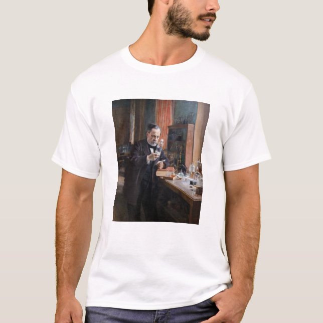 Albert Edelfelt - Portrait von Louis Pasteur T-Shirt (Vorderseite)