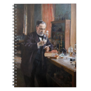 Albert Edelfelt - Porträt von Louis Pasteur Notizblock