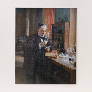 Albert Edelfelt - Porträt von Louis Pasteur Puzzle