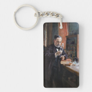 Albert Edelfelt - Porträt von Louis Pasteur Schlüsselanhänger