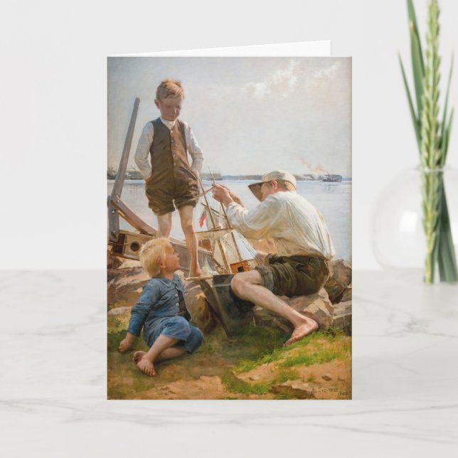 Albert Edelfelt - Schiffbauer Karte (Vorderseite)