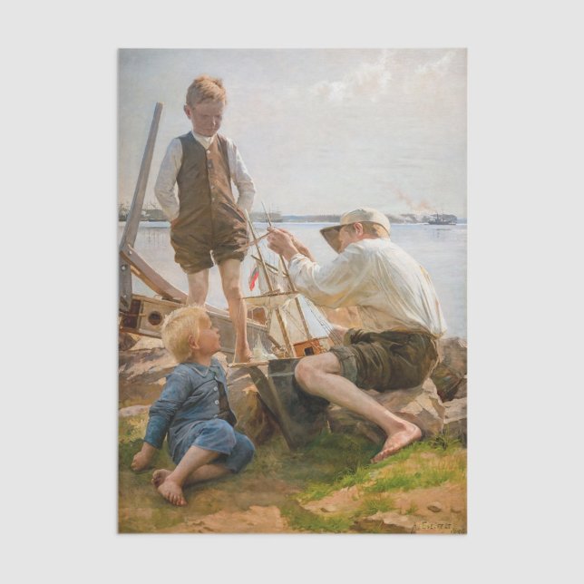 Albert Edelfelt - Schiffbauer Seidenpapier (Von Creator hochgeladen)