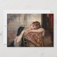 Albert Edelfelt - The Parisienne / Virginie