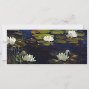 Albert Edelfelt - Water Lilies, Studie Einladung