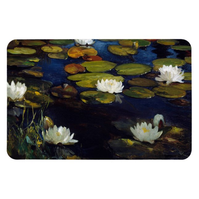 Albert Edelfelt - Water Lilies, Studie Magnet (Horizontal)