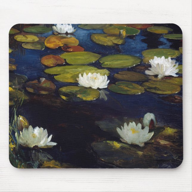 Albert Edelfelt - Water Lilies, Studie Mousepad (Vorne)