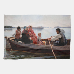 Albert Edelfelt - Zur Taufe Geschirrtuch