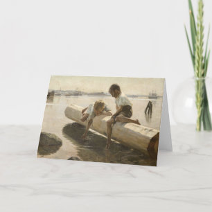 Albert Edelfelt - Zwei Jungs im Protokoll Karte