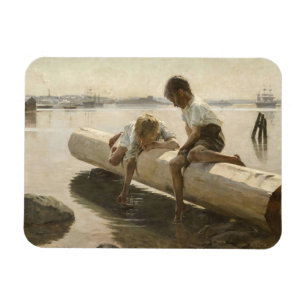 Albert Edelfelt - Zwei Jungs im Protokoll Magnet