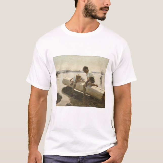 Albert Edelfelt - Zwei Jungs im Protokoll T-Shirt (Vorderseite)