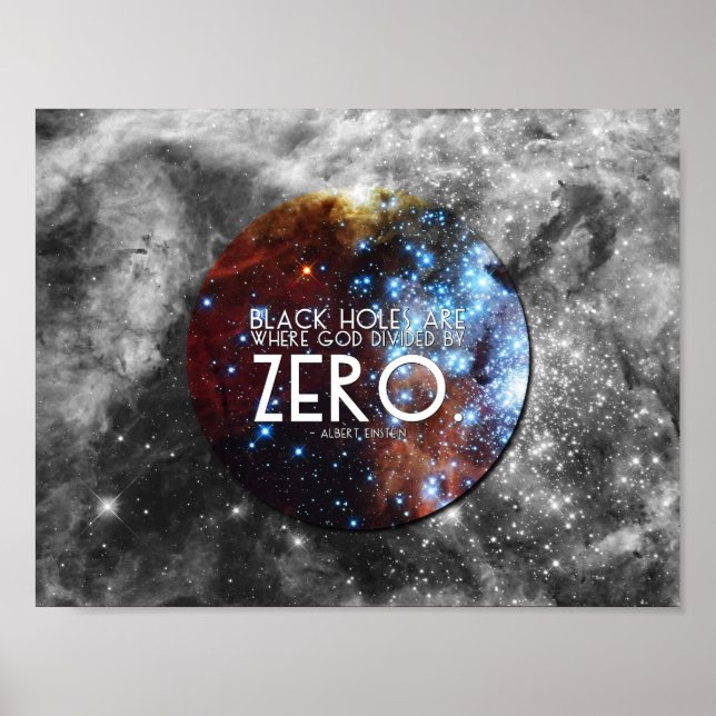 Albert Einstein Quote Poster (Vorne)