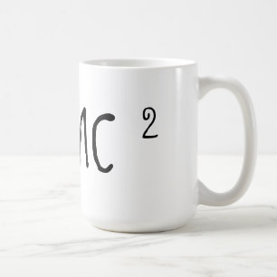 Albert Einsteins E=mc2 Kaffeetasse