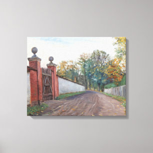 Albert Gottschalk - Ein altes Gartentor, Kogegaard Leinwanddruck