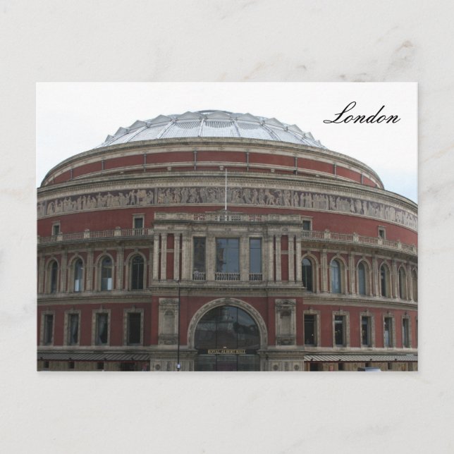 Albert Hall Postkarte (Vorderseite)