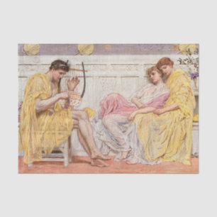 Albert Joseph Moore   Musiker (ca. 1867) Seidenpapier