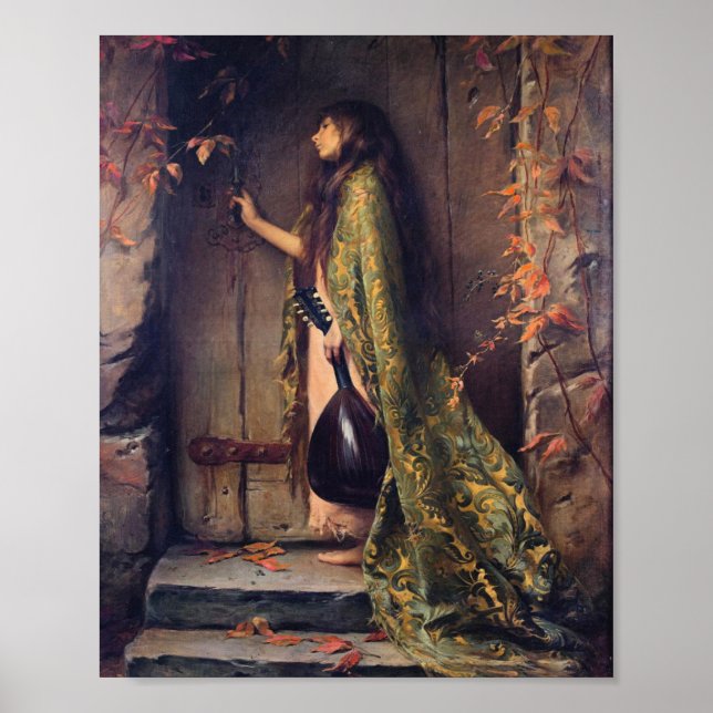 Albert Joseph Penot: La Petite Cigale - Portrait Poster (Vorne)