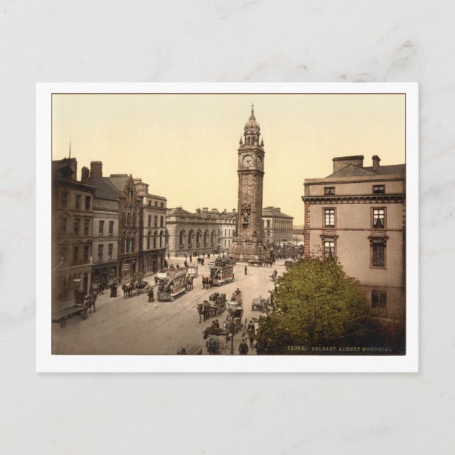 Albert Memorial. Belfast. Landkreis Antrim, Irland Postkarte (Vorderseite)