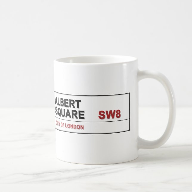 Albert Square London England Kaffeetasse (Rechts)