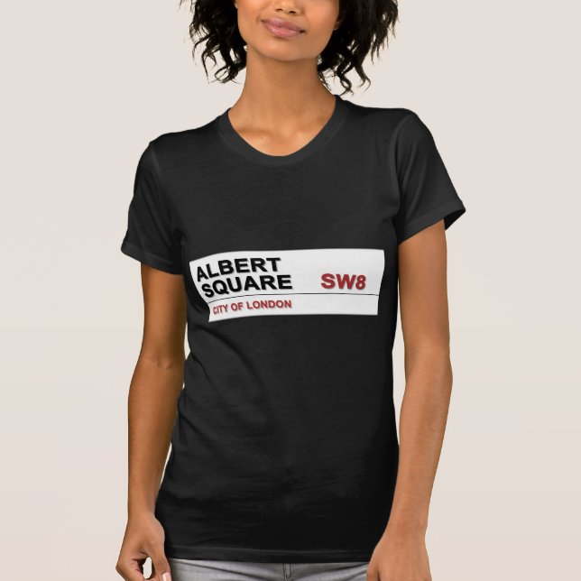 Albert Square London England T-Shirt (Vorderseite)