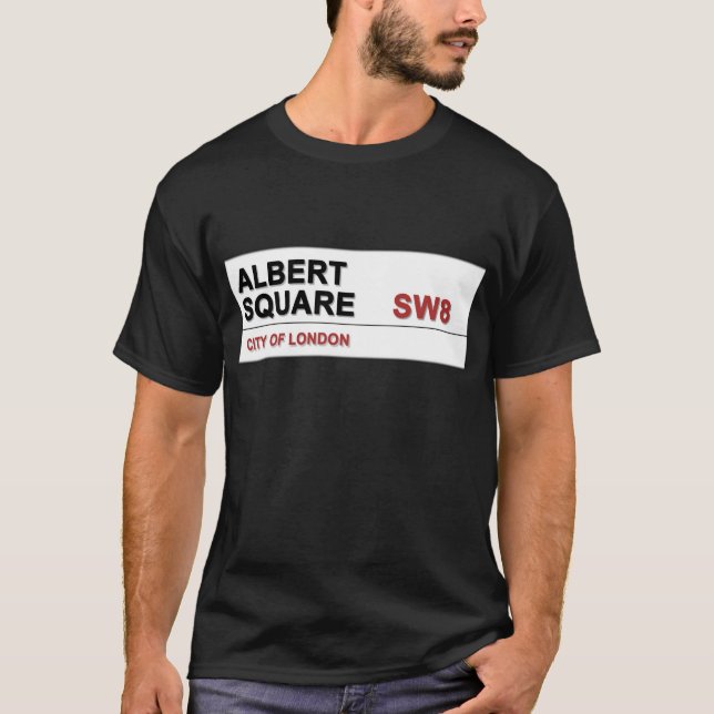 Albert Square London England T-Shirt (Vorderseite)