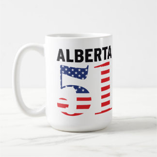 Alberta 51. American Staat WEXIT Kaffeetasse