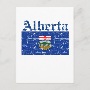 Alberta Canada Flag Design Postkarte