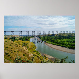 Alberta-Eisenbahnsymbol Poster