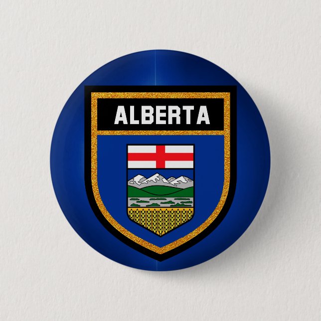 Alberta Flag Button (Vorderseite)