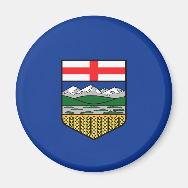 Alberta Flag Kanada - Symbol für die Provinz Magnet (Vorne)