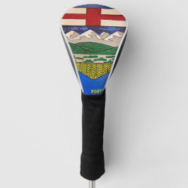 Alberta Flag Painting Golf Headcover