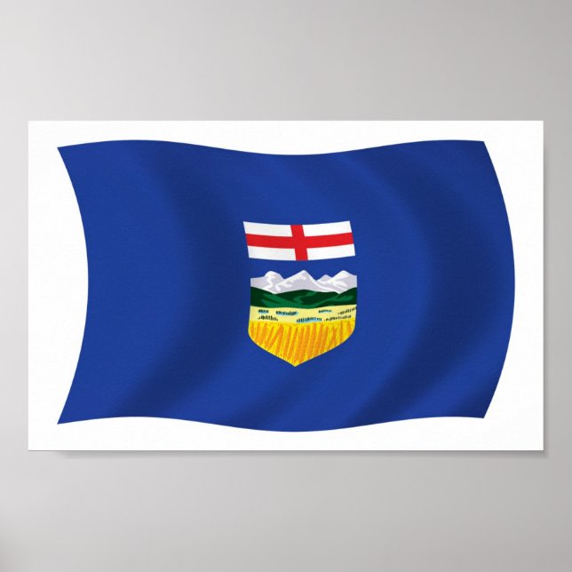 Alberta Flag Poster Print (Vorne)