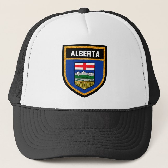 Alberta Flag Truckerkappe (Vorderseite)