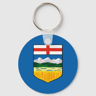 Alberta-Flagge Schlüsselanhänger