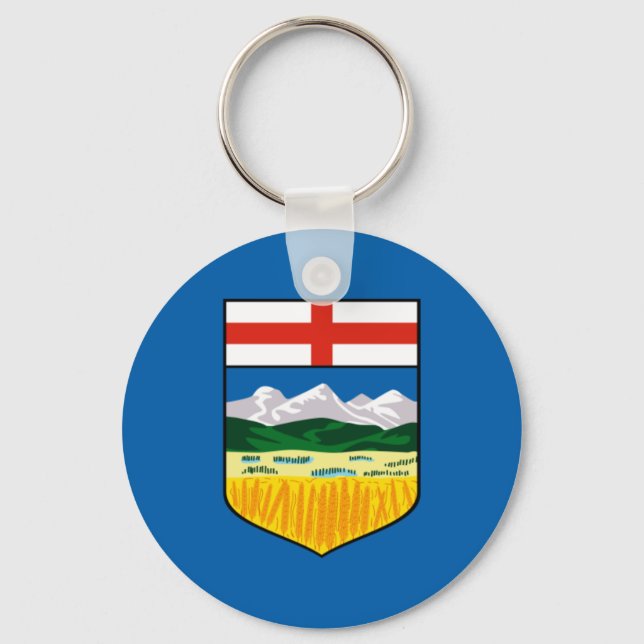 Alberta-Flagge Schlüsselanhänger (Vorderseite)