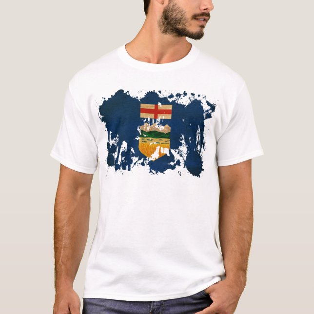 Alberta-Flagge T-Shirt (Vorderseite)