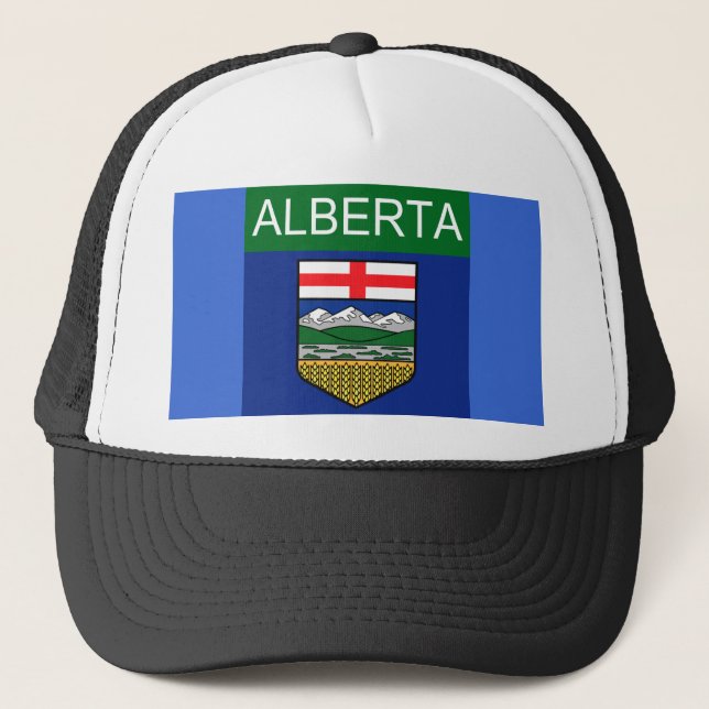 Alberta-Flagge-Trucker-Mütze Truckerkappe (Vorderseite)