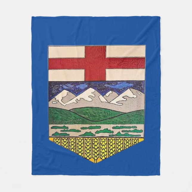 ALBERTA FLEECEDECKE (Vorderseite)