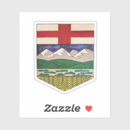 ALBERTA FORTIS ET LIBER , STICKER