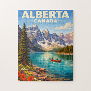 Alberta Kanada Kanadische Rocky Mountains Reise-Pu Puzzle