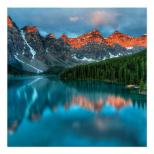 Alberta Kanada Lake Louise Sommerabenteuer Poster