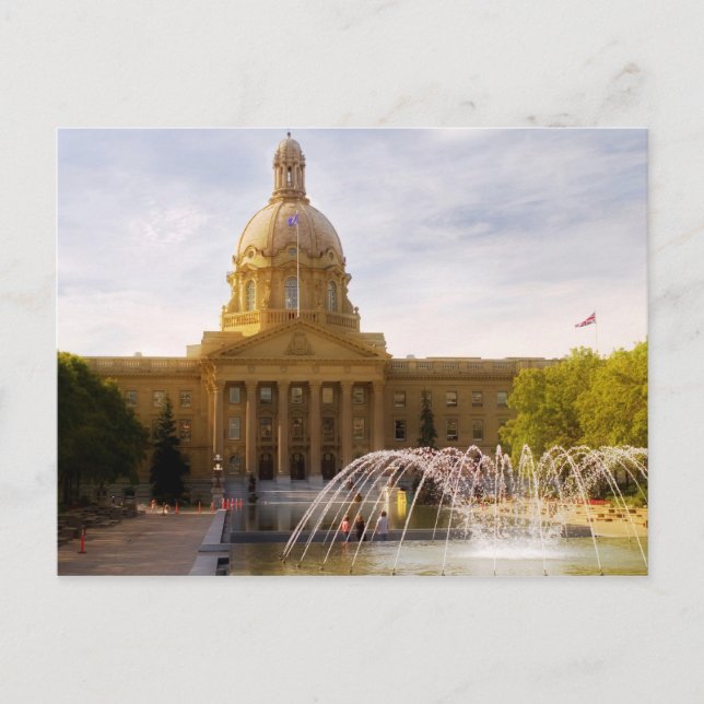 Alberta Legislature Postkarte (Vorderseite)