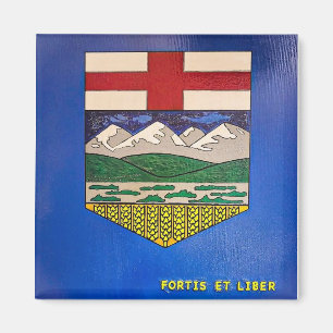 Alberta-Malerflagge Magnet
