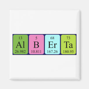 Alberta Periodenmagnet Magnet