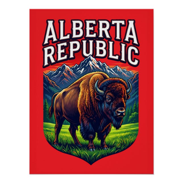 Alberta Republik Poster (Vorderseite)