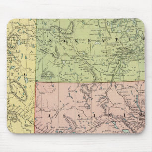 Alberta, Saskatchewan Mousepad