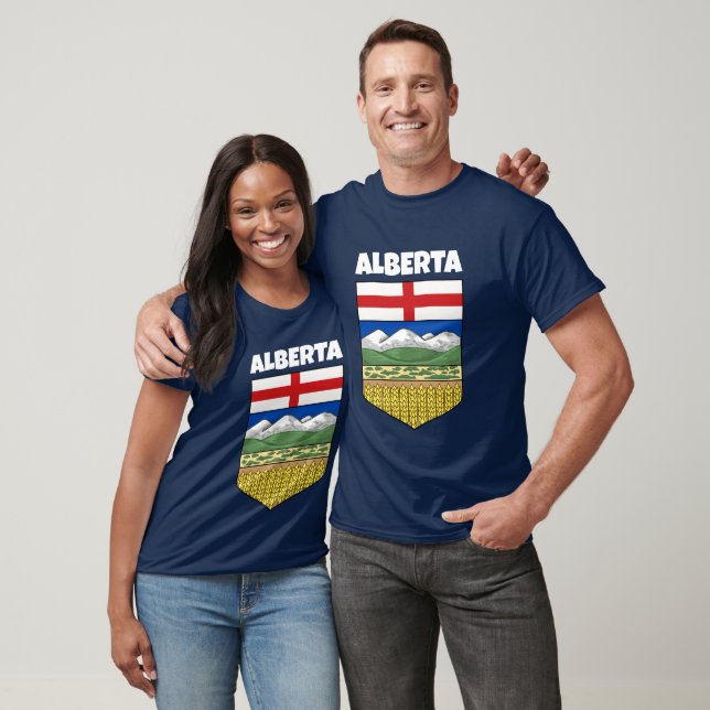 Alberta Strong - Provinzschild T-Shirt (Unisex)