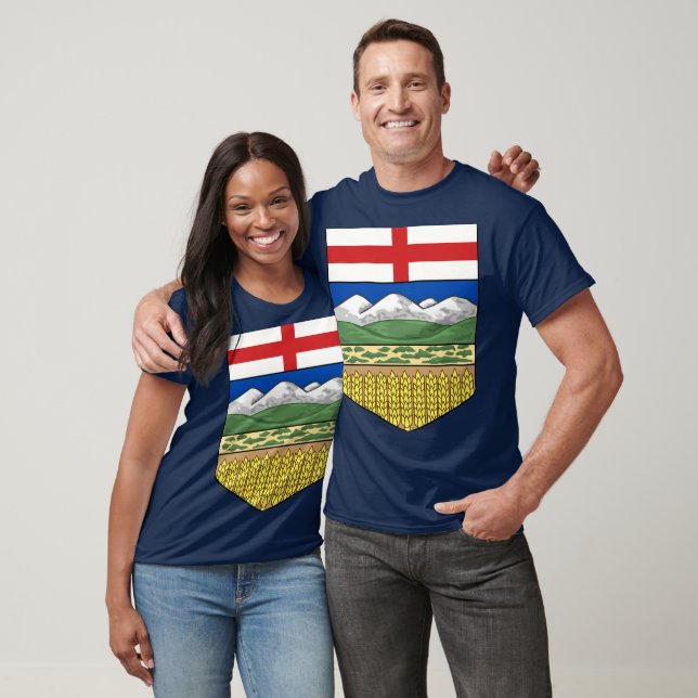 Alberta Strong - Provinzschild T-Shirt (Unisex)